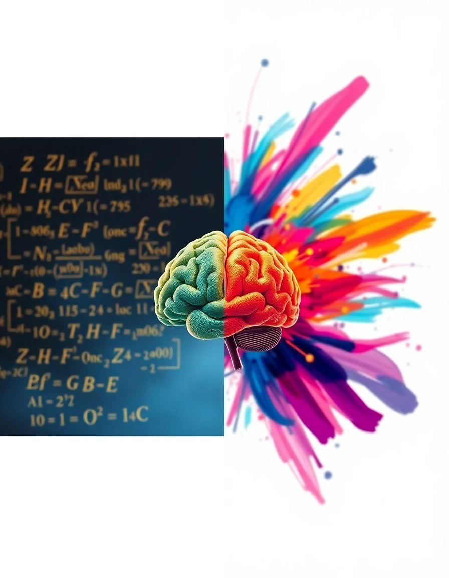 Criatividade vs logica qual lado seu cerebro usa capa